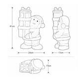 Luminea Nika Santa with Gift Boxes LED Christmas Decoration