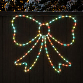 Luminea Elian Lit Bow LED Christmas Light Display