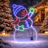 Luminea Aren Waving Snowman LED Christmas Light Display