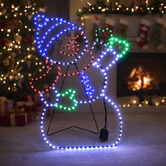 Luminea Aren Waving Snowman LED Christmas Light Display