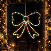 Luminea Elian Lit Bow LED Christmas Light Display