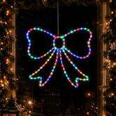 Luminea Elian Lit Bow LED Christmas Light Display