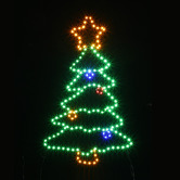 Luminea Arlen Tree Silhouette LED Christmas Light Display