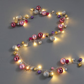 Luminea Zian Bauble LED Christmas Garland