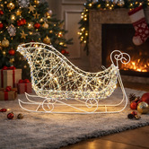 Luminea Maren Sleigh LED Christmas Ornament
