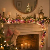 Luminea Zian Bauble LED Christmas Garland