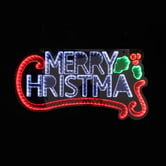 Luminea Rayan Hanging Infinity LED Christmas Light Display