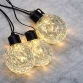 Luminea Riven Globe LED String Lights