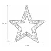 Luminea Ronen Star LED Christmas Light Display