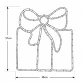 Luminea Reuel Gift Box LED Christmas Light Display