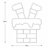 Luminea Koren Stuck Santa Chimney LED Christmas Light Display
