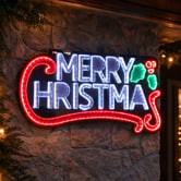 Luminea Rayan Hanging Infinity LED Christmas Light Display