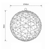 Luminea Eamon Ball LED Christmas Light Display