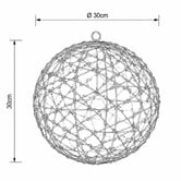 Luminea Eamon Ball LED Christmas Light Display