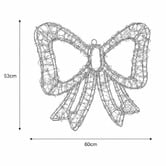 Luminea Oren 3D Lit Bow LED Christmas Light Display