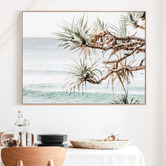Le Concept Art Pandanus View Framed Canvas Wall Art