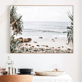 Le Concept Art Wategos View Framed Canvas Wall Art