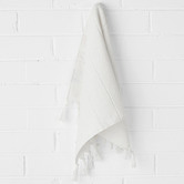 Aura By Tracie Ellis Fringed Paros 580GSM Cotton Bathroom Towels