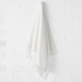 Aura By Tracie Ellis Fringed Paros 580GSM Cotton Bathroom Towels