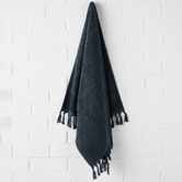 Aura By Tracie Ellis Fringed Paros 580GSM Cotton Bathroom Towels