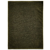 Aura By Tracie Ellis Khaki Waffle Cotton Towel