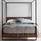 Aura By Tracie Ellis Natural Maison Vintage Linen-Blend Quilt Cover