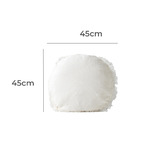 Aura By Tracie Ellis Fringed Vintage Wash 45cm Round Linen Cushion