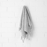 Aura By Tracie Ellis Fringed Paros 580GSM Cotton Bathroom Towels