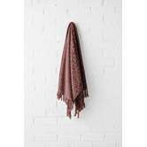 Aura By Tracie Ellis Fringed Paros 580GSM Cotton Bathroom Towels