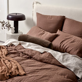 Aura By Tracie Ellis Clove Emile European Flax Linen Quilt Cover