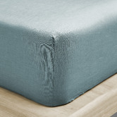 Aura By Tracie Ellis Emile European Flax Linen Fitted Sheet