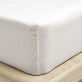 Aura By Tracie Ellis Emile European Flax Linen Fitted Sheet
