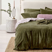 Aura By Tracie Ellis Caper Luxury Velvet Queen Quilt Cover