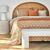 Aura By Tracie Ellis Bronze Jaipur King Coverlet