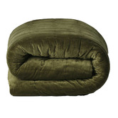 Aura By Tracie Ellis Caper Luxury Velvet King Coverlet