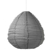 Aura By Tracie Ellis Cloud Fringed Pear Pendant Shade