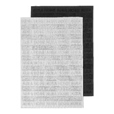 Aura By Tracie Ellis 2 Piece Ava Cotton Tea Towel Set