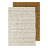 Aura By Tracie Ellis 2 Piece Ava Cotton Tea Towel Set