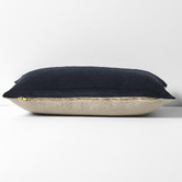 Aura By Tracie Ellis Luxury Rectangular Velvet &amp; Linen Cushion