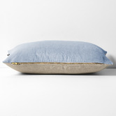 Aura By Tracie Ellis Luxury Rectangular Velvet &amp; Linen Cushion