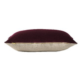 Aura By Tracie Ellis Luxury Rectangular Velvet &amp; Linen Cushion