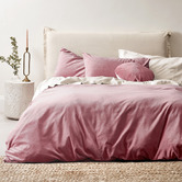Aura By Tracie Ellis Orchid Luxury Velvet Quilt Cover