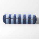 Aura By Tracie Ellis Striped Luxury Velvet Bolster Cushion