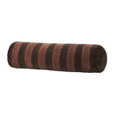 Aura By Tracie Ellis Striped Luxury Velvet Bolster Cushion
