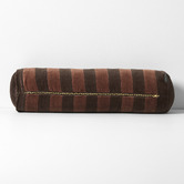 Aura By Tracie Ellis Striped Luxury Velvet Bolster Cushion