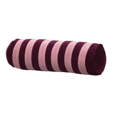 Aura By Tracie Ellis Striped Luxury Velvet Bolster Cushion