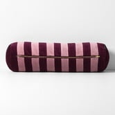 Aura By Tracie Ellis Striped Luxury Velvet Bolster Cushion