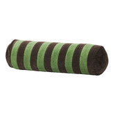 Aura By Tracie Ellis Striped Luxury Velvet Bolster Cushion