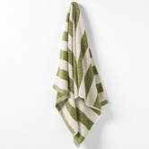 Aura By Tracie Ellis Riviera Stripe Cotton Bathroom Towels