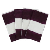 Aura By Tracie Ellis Riviera Stripe Cotton &amp; Linen Napkins